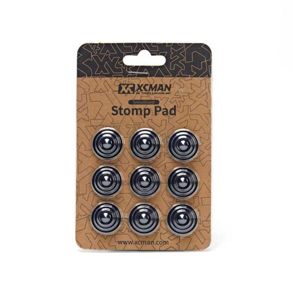 XCMAN 4 Layer-Cone Studs Dia 7.87 Inch Aluminum Snowboard Stomp Pad - 9pcs