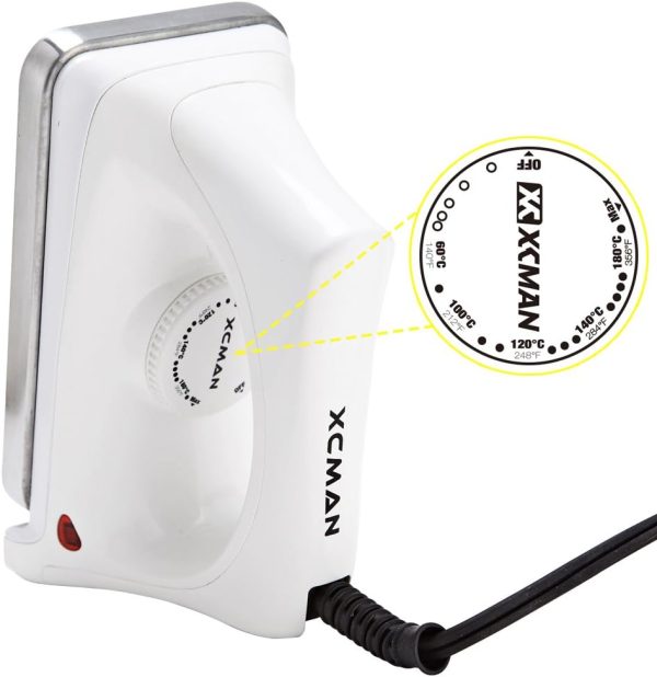 XCMAN Ski Snowboard Waxing Iron 120V 800W with Dimpled Base Plate and Good Thermosta High Temperature Control Accuracy - Image 4