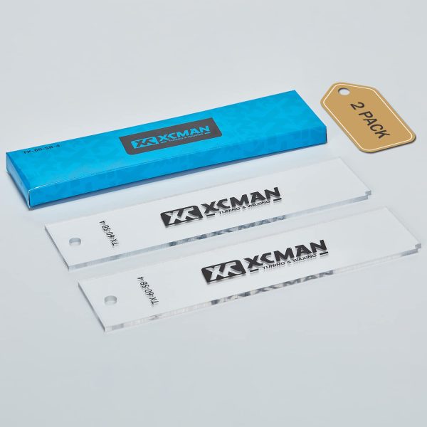XCMAN Alpine Ski Freeride & Snowboard Base Wax Plastic Scraper 2pcs - Image 9