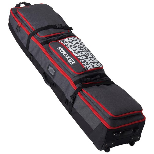 XCMAN Padded Snowboard Bag with Wheels, Extendable Roller Ski Bag for Air Traveling Adjustable Length - Extra Long/Wide/Deep,Waterproof - with Protection Ribs - Image 8