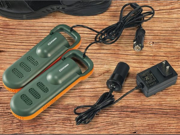 XCMAN Portable Shoe Dryers and Boot Dryer,Boot dryer for winter Boots,Work Boots,Rain Boots, Tennis Shoes, Ski Boot Liners,With integrated fan and heater-Ultra Silent | 12V DC/AC Converter| US Plug - Image 2