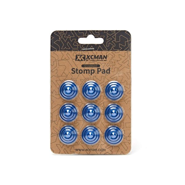XCMAN 4 Layer-Cone Studs Dia 7.87 Inch Aluminum Snowboard Stomp Pad - 9pcs - Image 12