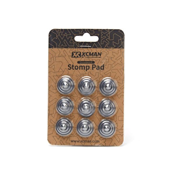 XCMAN 4 Layer-Cone Studs Dia 7.87 Inch Aluminum Snowboard Stomp Pad - 9pcs - Image 11