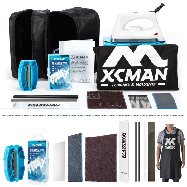 XCMAN Complete Ski Snowboard Tuning and Waxing Kit with Waxing Iron,Universal Wax,Edge Tuner,Brush,Wax Scraper,Ptex - Image 16
