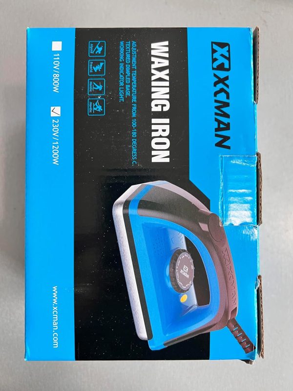 XCMAN Ski Snowboard Waxing Iron 120V 800W with Dimpled Base Plate and Good Thermosta High Temperature Control Accuracy - Image 9