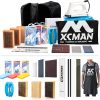 XCMAN Complete Ski Snowboard Tuning and Waxing Kit with Waxing Iron,Universal Wax,Edge Tuner,Brush,Wax Scraper,Ptex