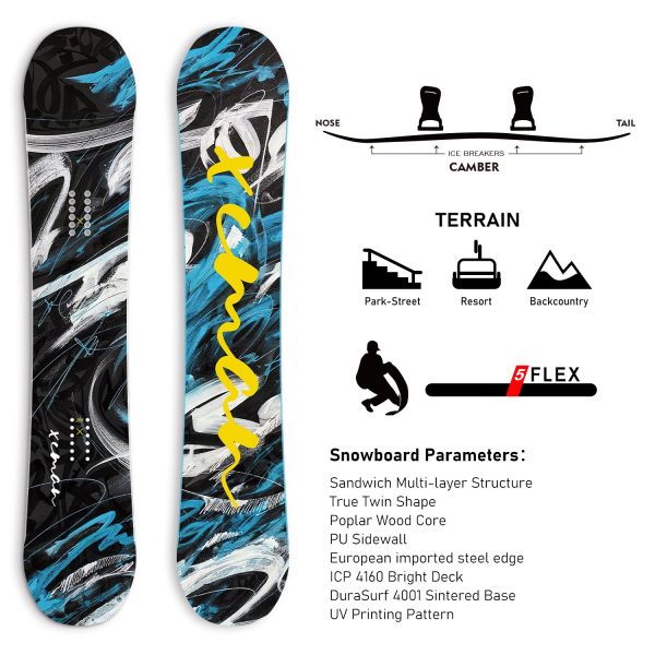 XCMAN Snowboard Packages Snowstorm Night-M2 2025 - Image 2