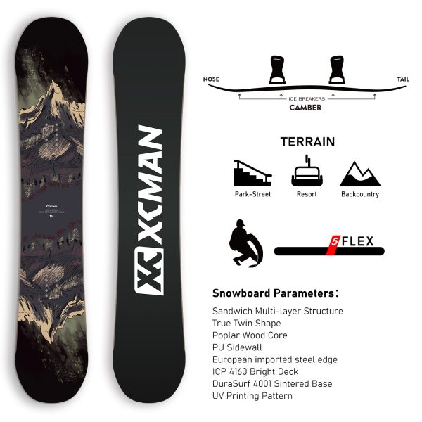 XCMAN Snowboard Packages ‌Chthonic Mirage-360 seco 2025 - Image 2