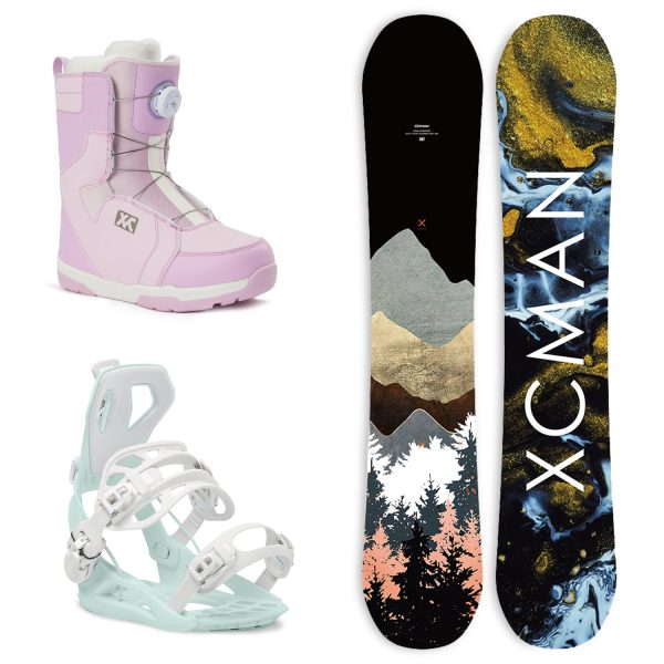 XCMAN Snowboard Packages Monsoon Inkblot-360 seco 2025