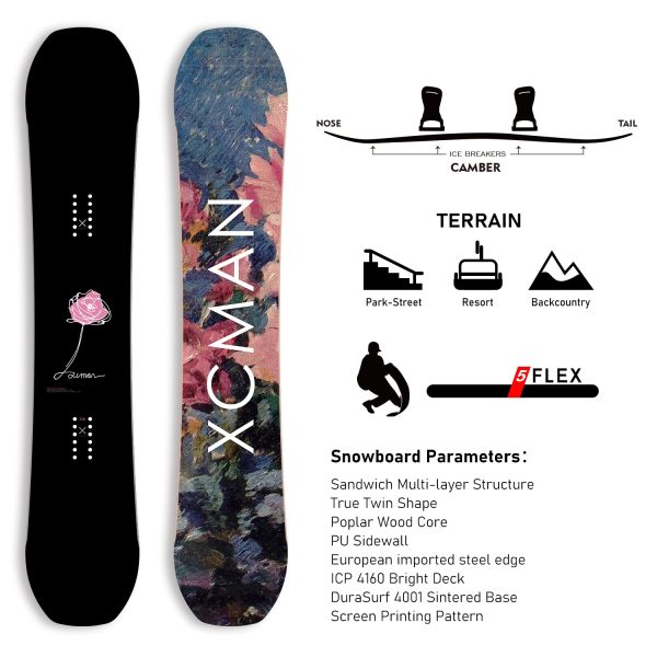 XCMAN Snowboard Packages Thorns Stigmata-360 seco 2025 - Image 2