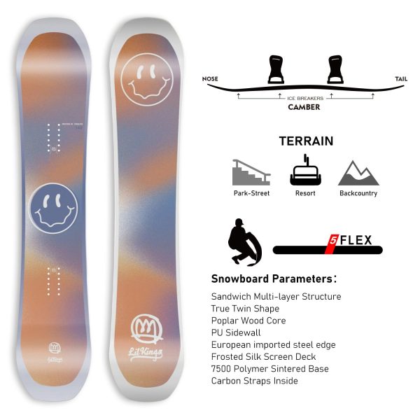TERROR All Mountain Snowboard ‌MILKY WAY - Image 2