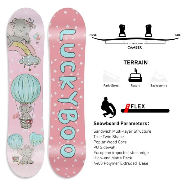 TERROR All Mountain Snowboard ‌PINK ELEPHANT - Image 2