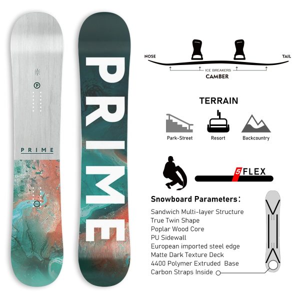 TERROR All Mountain Snowboard ‌AMBER BEACH - Image 2