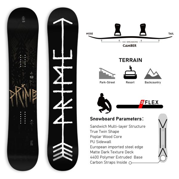 TERROR All Mountain Snowboard ‌FOREST - Image 2