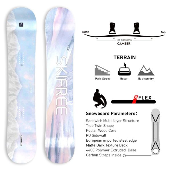 TERROR All Mountain Snowboard ‌PURE ICEBERG - Image 2