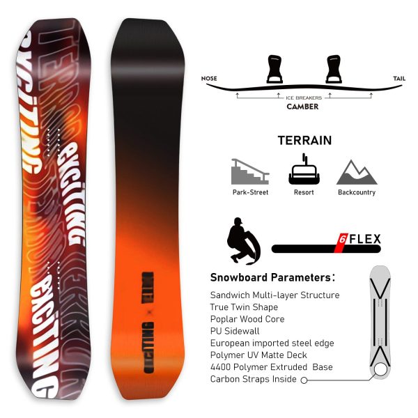 TERROR All Mountain Snowboard ‌EXCITING - Image 2