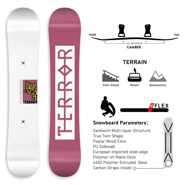 TERROR All Mountain Snowboard ‌CHEETAH - Image 2