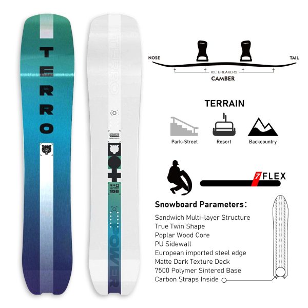 TERROR All Mountain Snowboard ‌POWER - Image 2