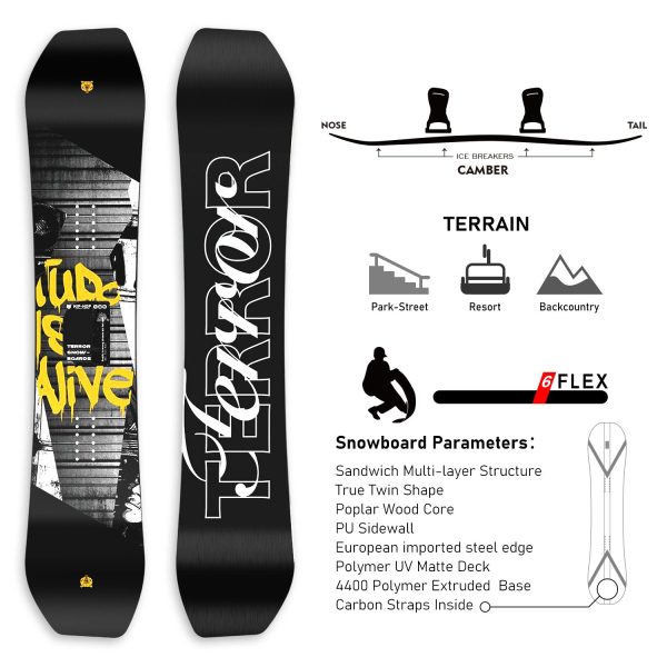 TERROR All Mountain Snowboard ‌RESPECT - Image 2